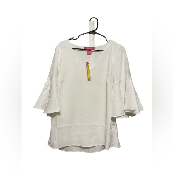 🌼NWT CATHERINE MALANDRINO IVORY BLOUSE. - Picture 4 of 7